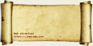 Jovana Uzunović vizit kartica